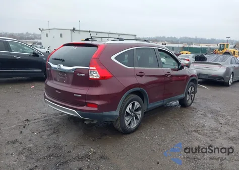 2015 Honda Cr-V Touring from USA, damaged, VIN 5J6RM4H96FL026013